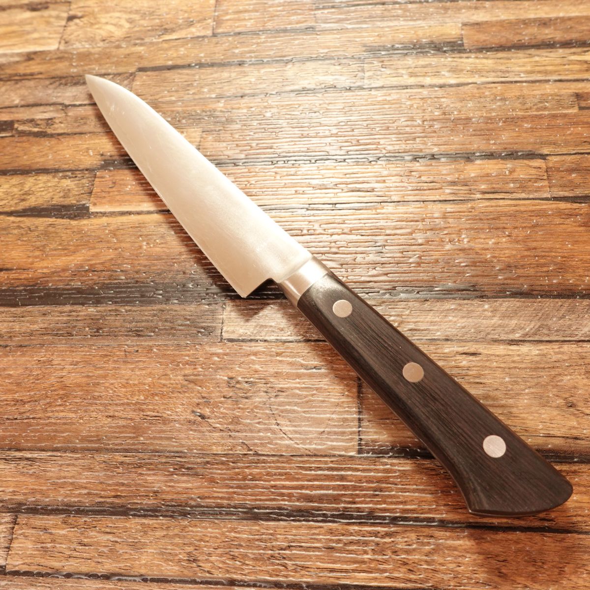 KIYA Petty Knife, Sharpened, Powder Steel Warikomi, Fruit & Garnish Knife, 130mm