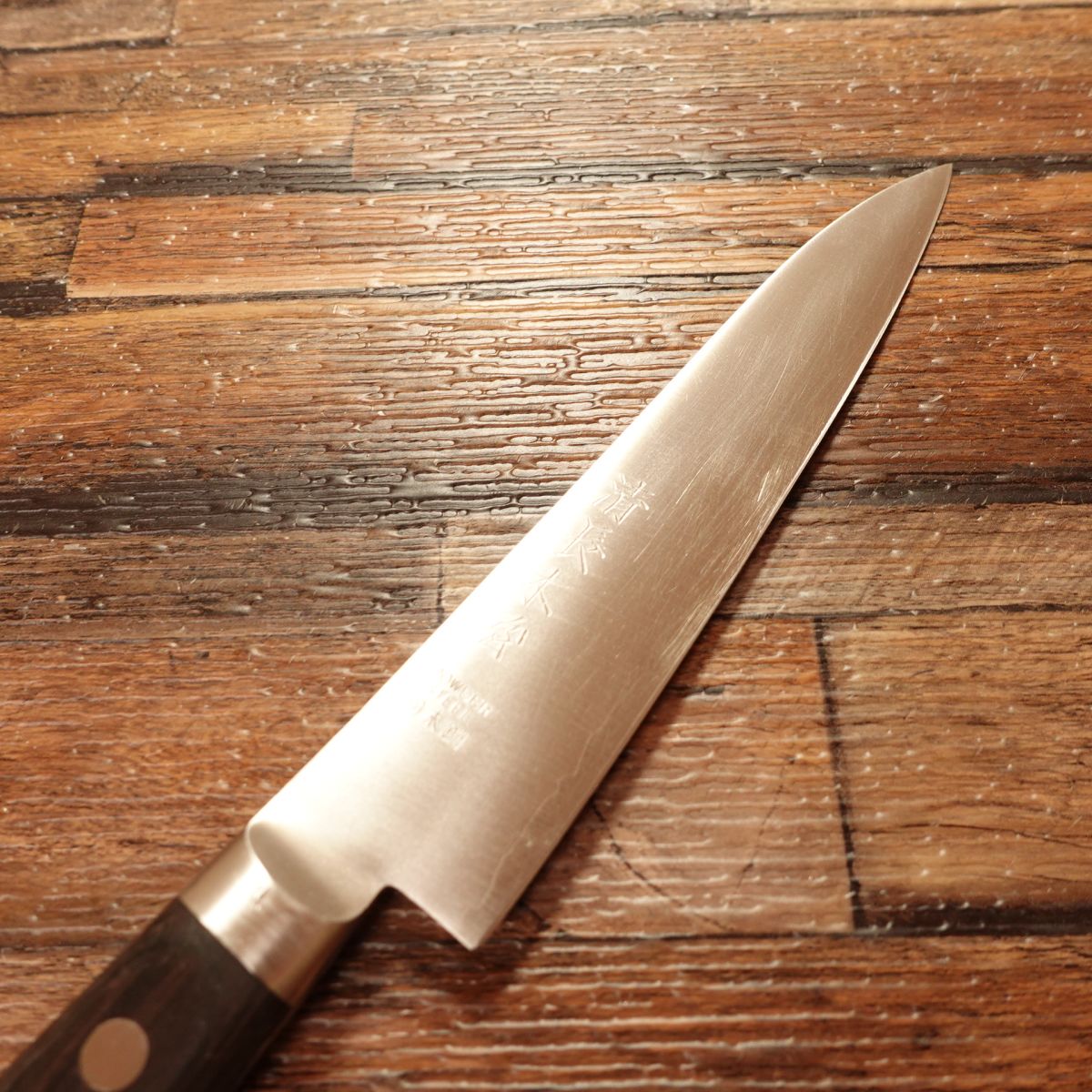 KIYA Petty Knife, Sharpened, Powder Steel Warikomi, Fruit & Garnish Knife, 130mm