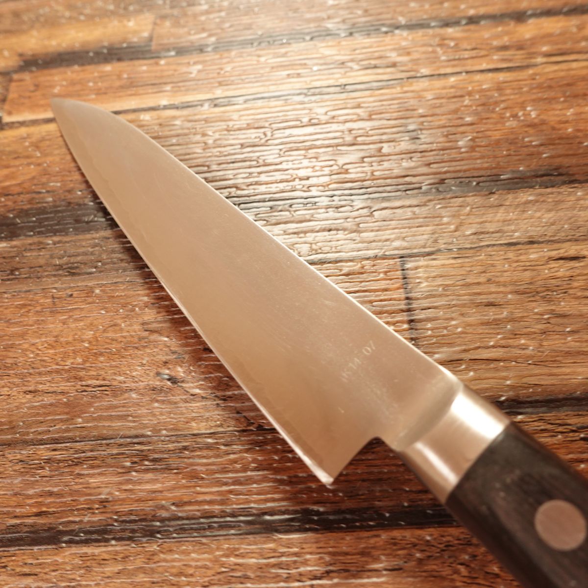 KIYA Petty Knife, Sharpened, Powder Steel Warikomi, Fruit & Garnish Knife, 130mm