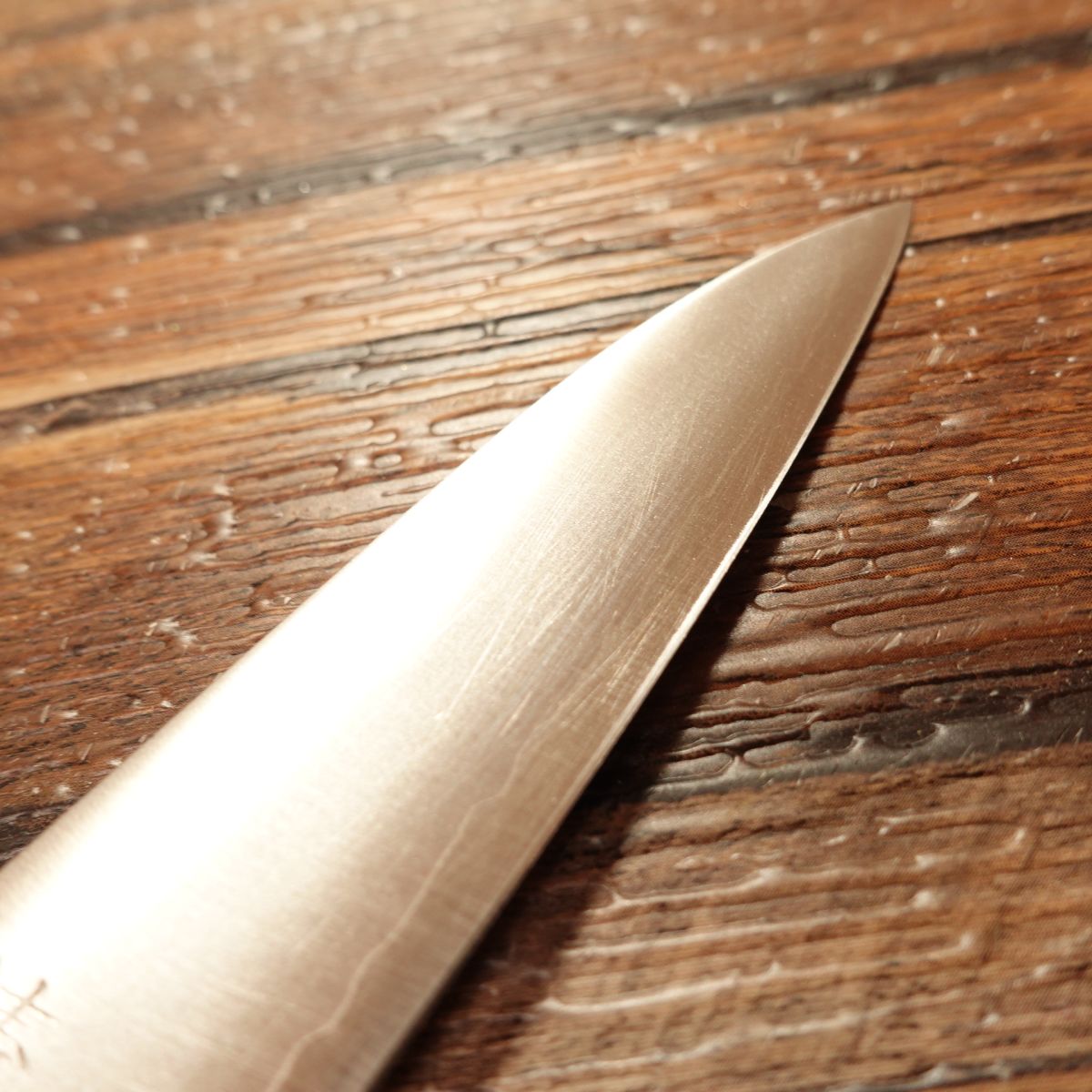 KIYA Petty Knife, Sharpened, Powder Steel Warikomi, Fruit & Garnish Knife, 130mm