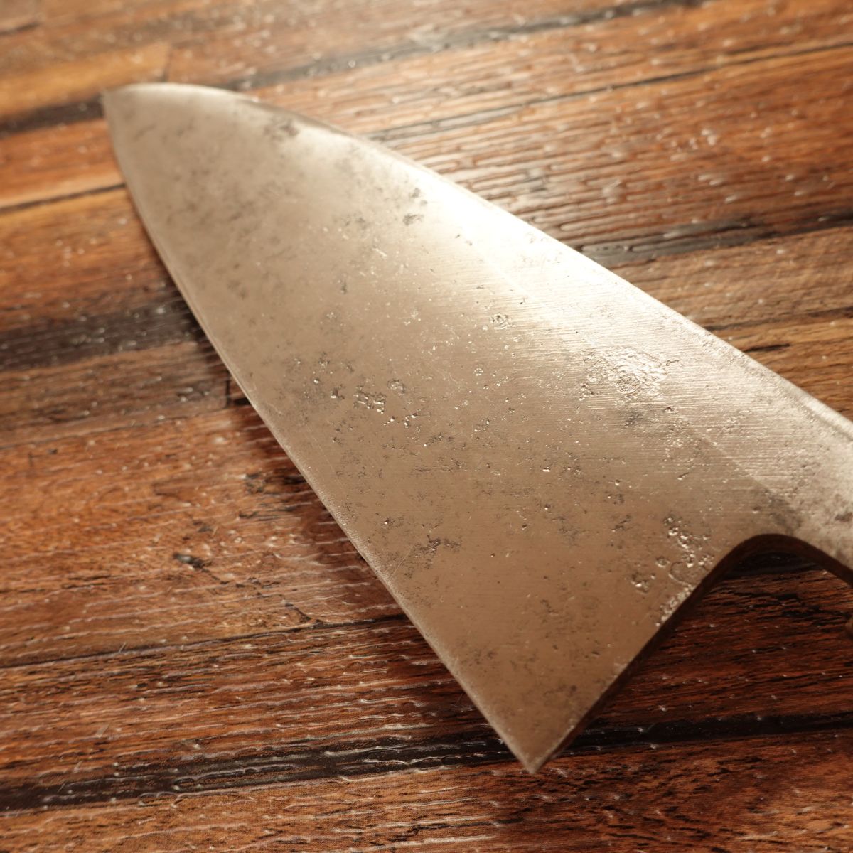 KIYA Deba Knife, Sharpened, Water Buffalo Handle, Hagane Steel, Single-Bevel, 155mm