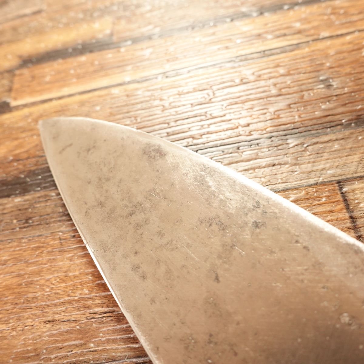 KIYA Deba Knife, Sharpened, Water Buffalo Handle, Hagane Steel, Single-Bevel, 155mm