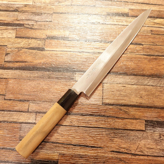 Noshu Magoroku Yanagiba Knife, Sharpened, Stainless Steel, Noshu Magoroku-Made, 210mm
