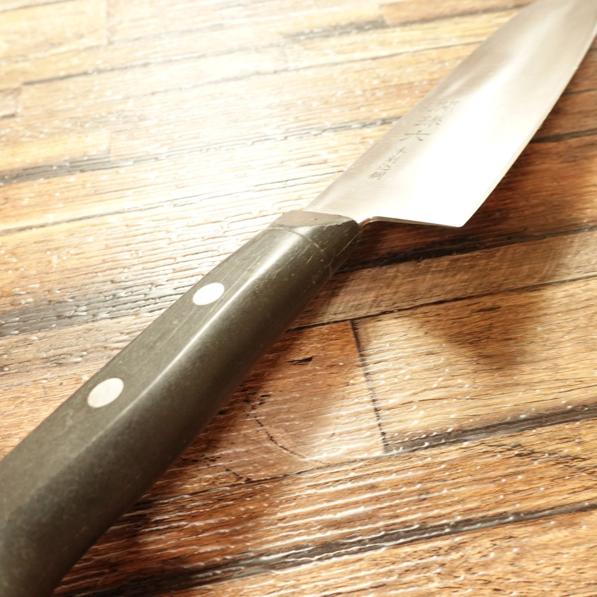 Seki Magoroku Santoku Knife, Sharpened, Warikomi Steel, All-Purpose Knife, KAI, 170mm