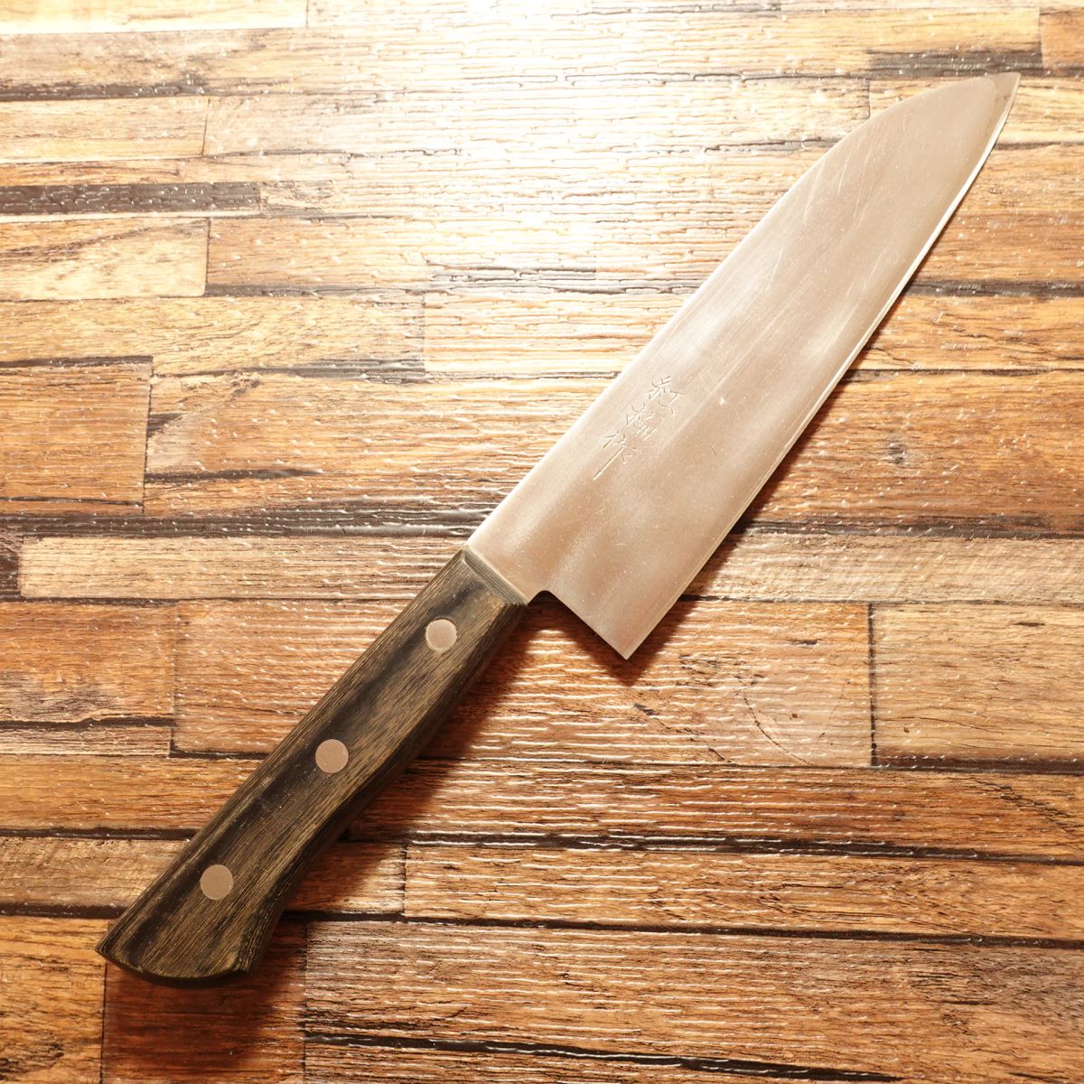 Kobai Santoku Knife, Sharpened, Warikomi Construction, All-Purpose Knife, 170mm