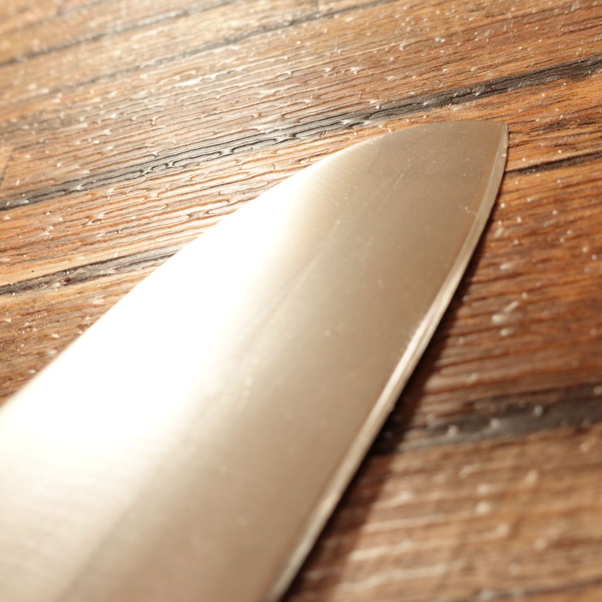 Seki Magoroku Santoku Knife, Sharpened, Warikomi Steel, All-Purpose Knife, KAI, 165mm