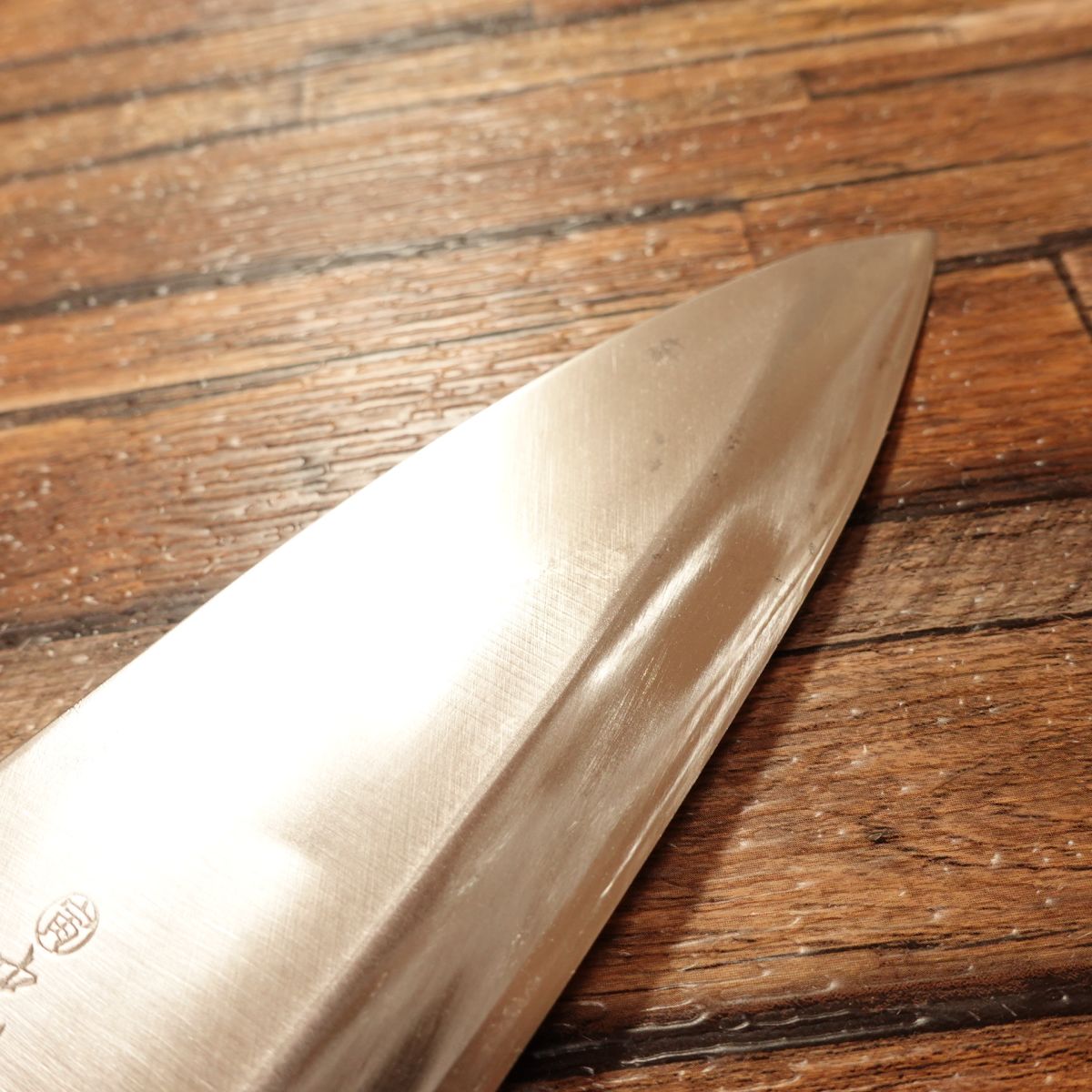 Tadafusa Deba Knife, Sharpened, Hagane Steel, Light Use, Handle Seal, 185mm