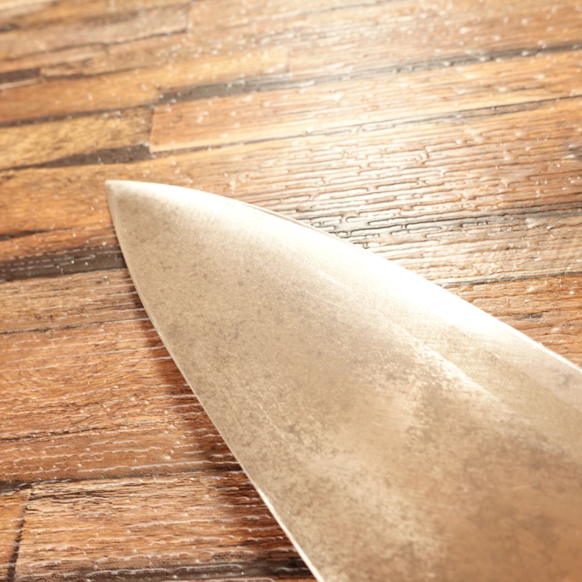 Tadafusa Deba Knife, Sharpened, Hagane Steel, Light Use, Handle Seal, 185mm