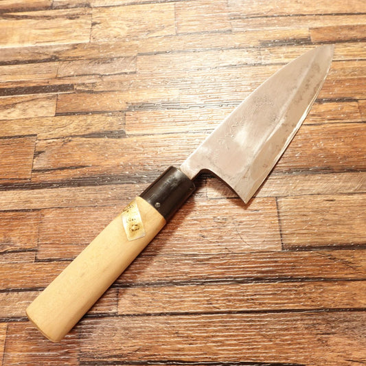 Azuma Masamune Deba Knife, Sharpened, Hagane Steel, Azuma Masamune-Made, Handle Seal, 155mm