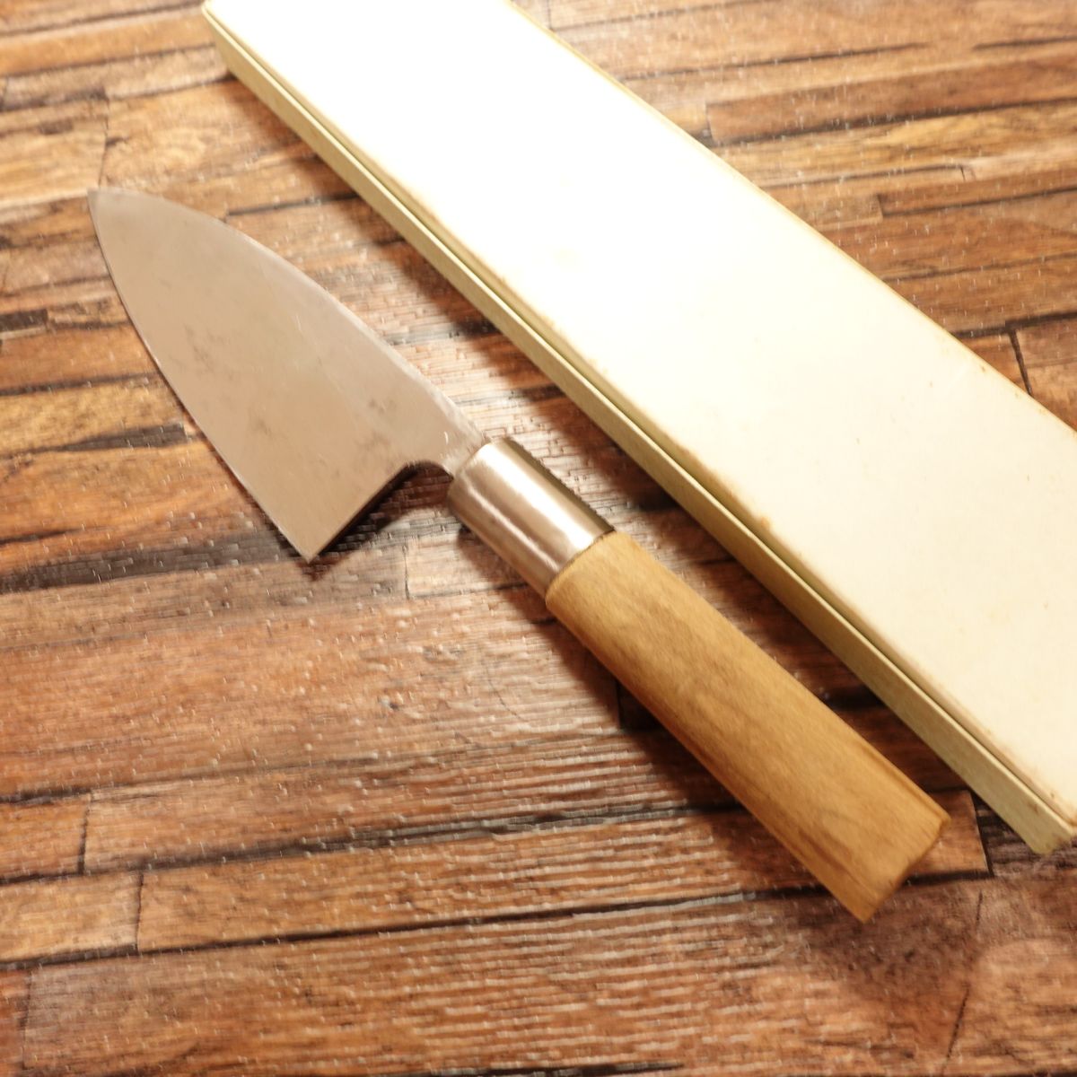 Togizune Deba Knife, Sharpened, Hagane Steel, Togizune-Made, Boxed, 150mm