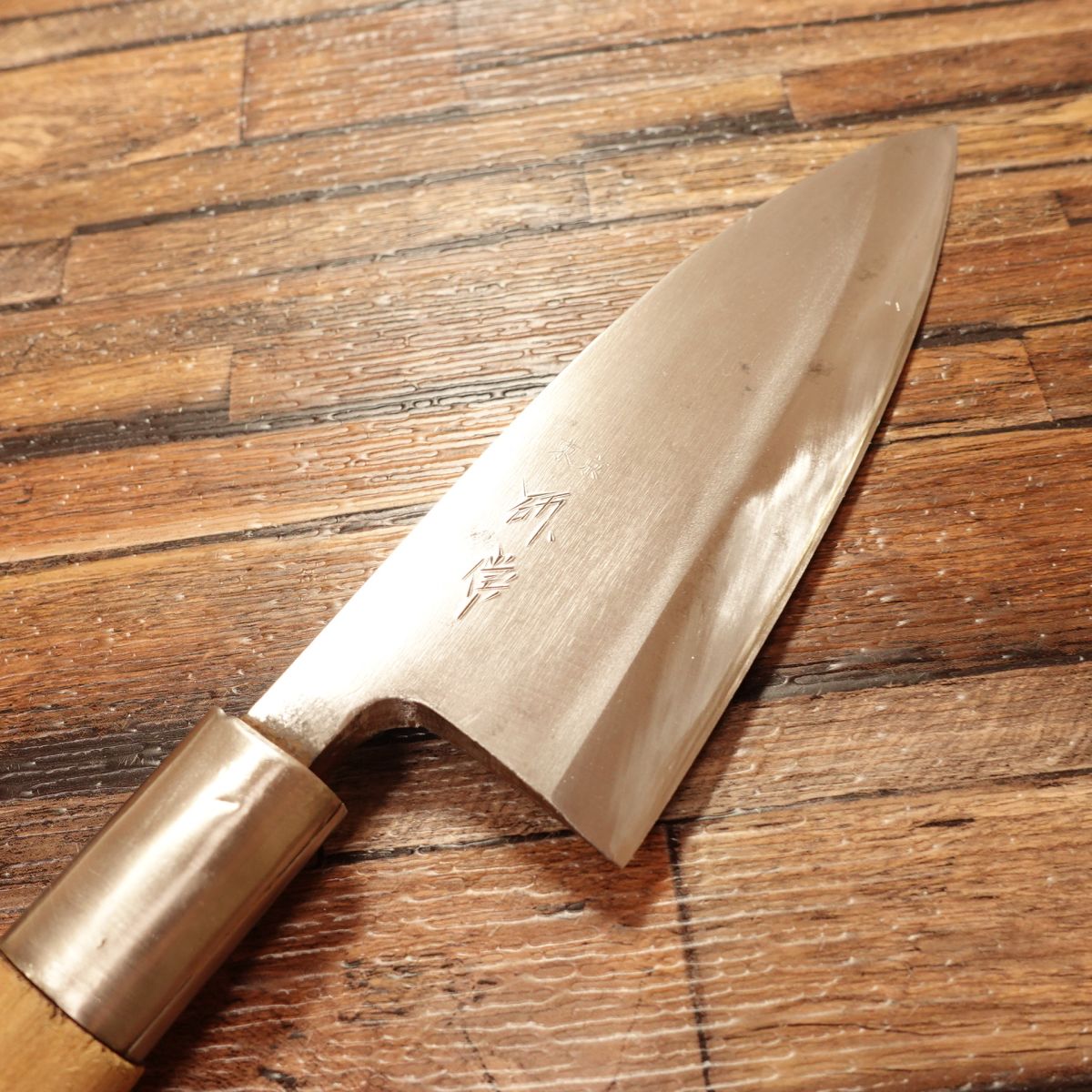Togizune Deba Knife, Sharpened, Hagane Steel, Togizune-Made, Boxed, 150mm