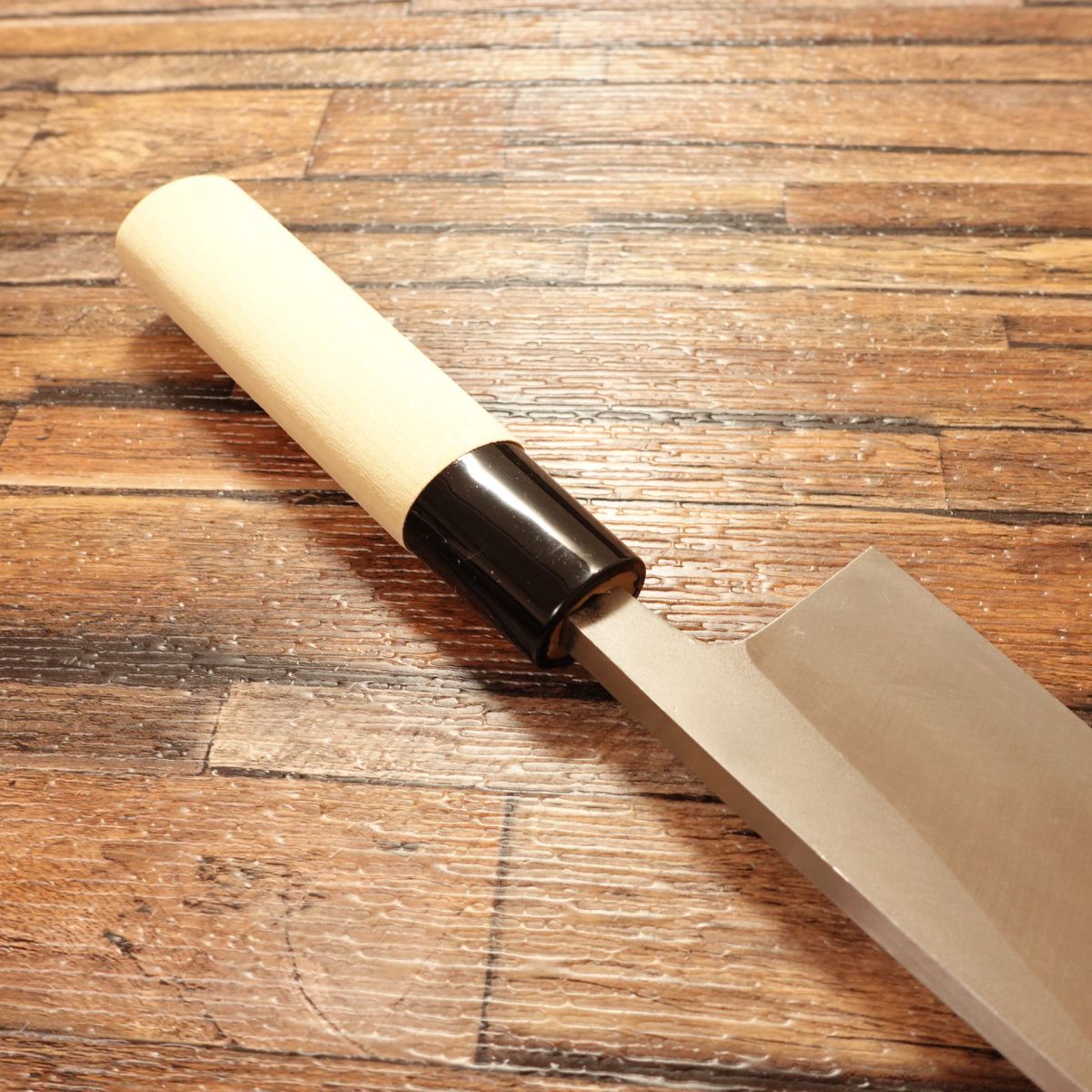 Seki Magoroku Deba Knife, Sharpened, Ginju Series, Hon-Hagane Steel, Unused Stored Item, 155mm