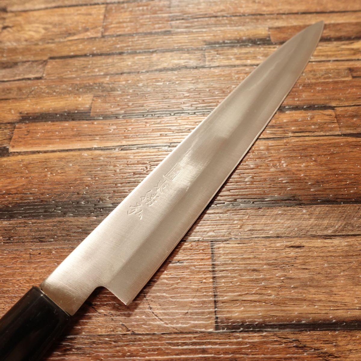 Azuma Roko Yanagiba Knife, Sharpened, Sashimi Knife, Double-Bevel, Nearly Unused, Seal Attached, 220mm