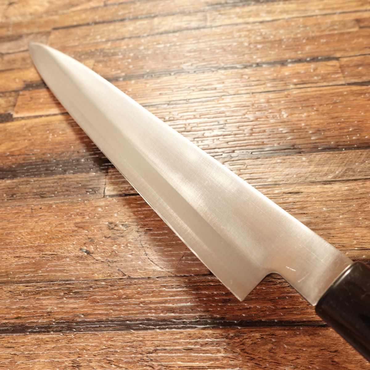 Azuma Roko Yanagiba Knife, Sharpened, Sashimi Knife, Double-Bevel, Nearly Unused, Seal Attached, 220mm