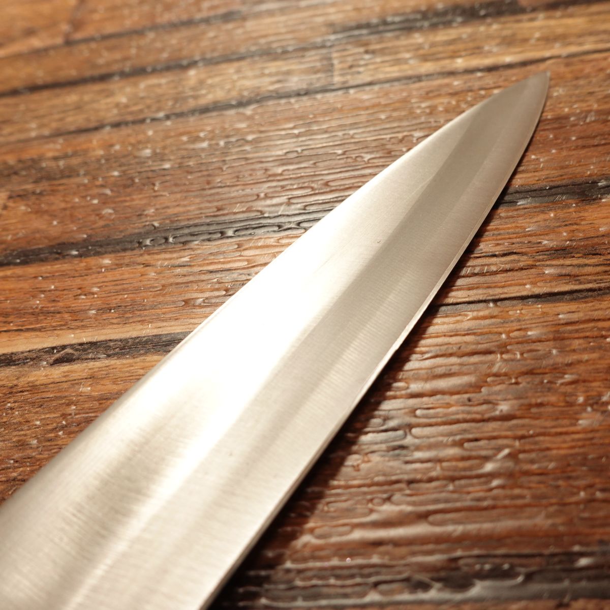 Azuma Roko Yanagiba Knife, Sharpened, Sashimi Knife, Double-Bevel, Nearly Unused, Seal Attached, 220mm