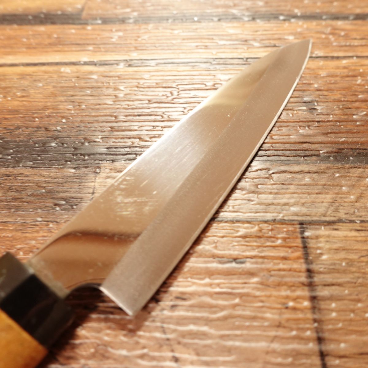 KAI Petty Knife, Sharpened, Wooden Saya, Fruit & Garnish Knife, Stainless Steel, 95mm
