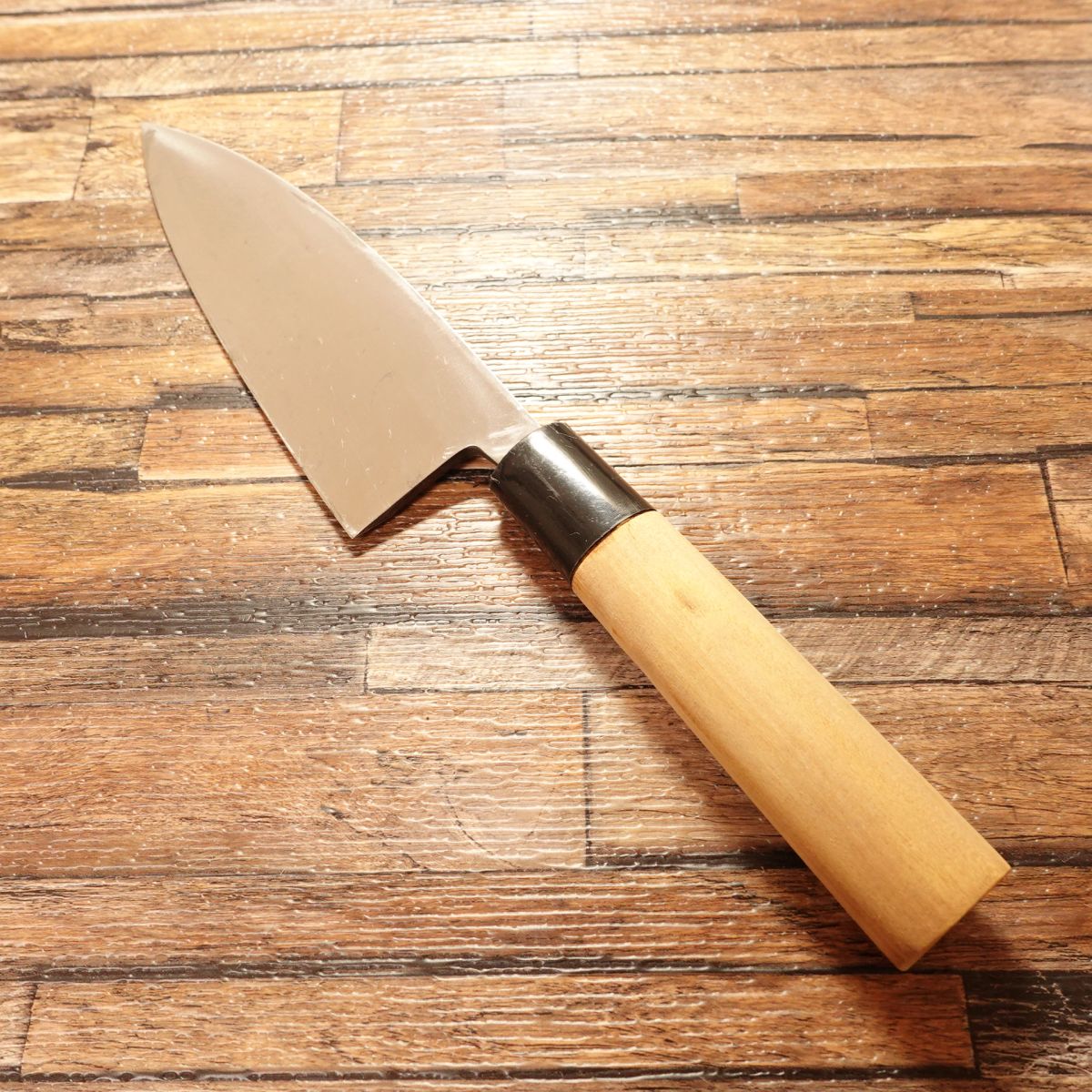 KIYA Deba Knife, Sharpened, Kiya Yoshihisa, Hagane Steel, Gourd Logo, 150mm
