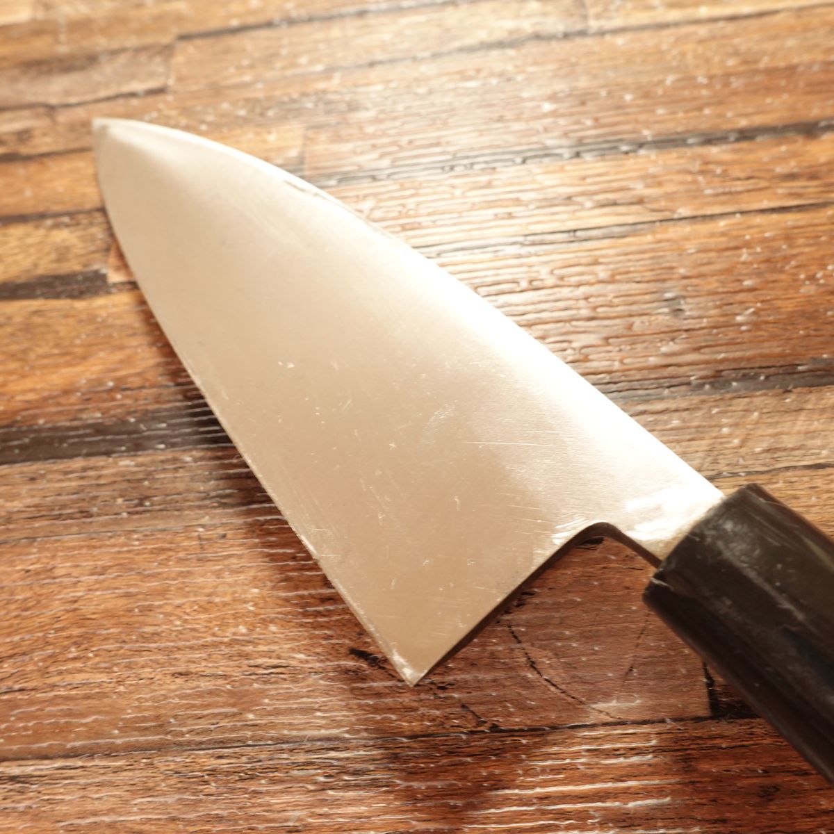 KIYA Deba Knife, Sharpened, Kiya Yoshihisa, Hagane Steel, Gourd Logo, 150mm