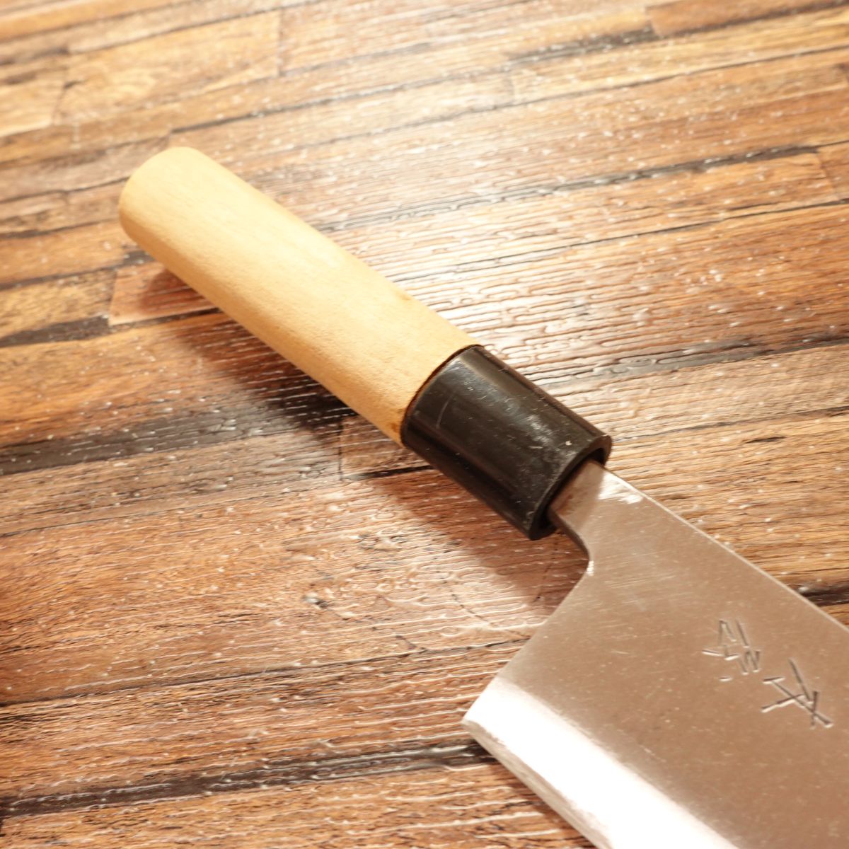 KIYA Deba Knife, Sharpened, Kiya Yoshihisa, Hagane Steel, Gourd Logo, 150mm