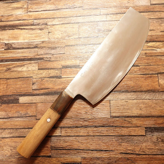 Kozeni Sushi Sushikiri Knife, Sharpened, Makizushi Knife, Water Buffalo Handle, Warikomi Steel, 245mm