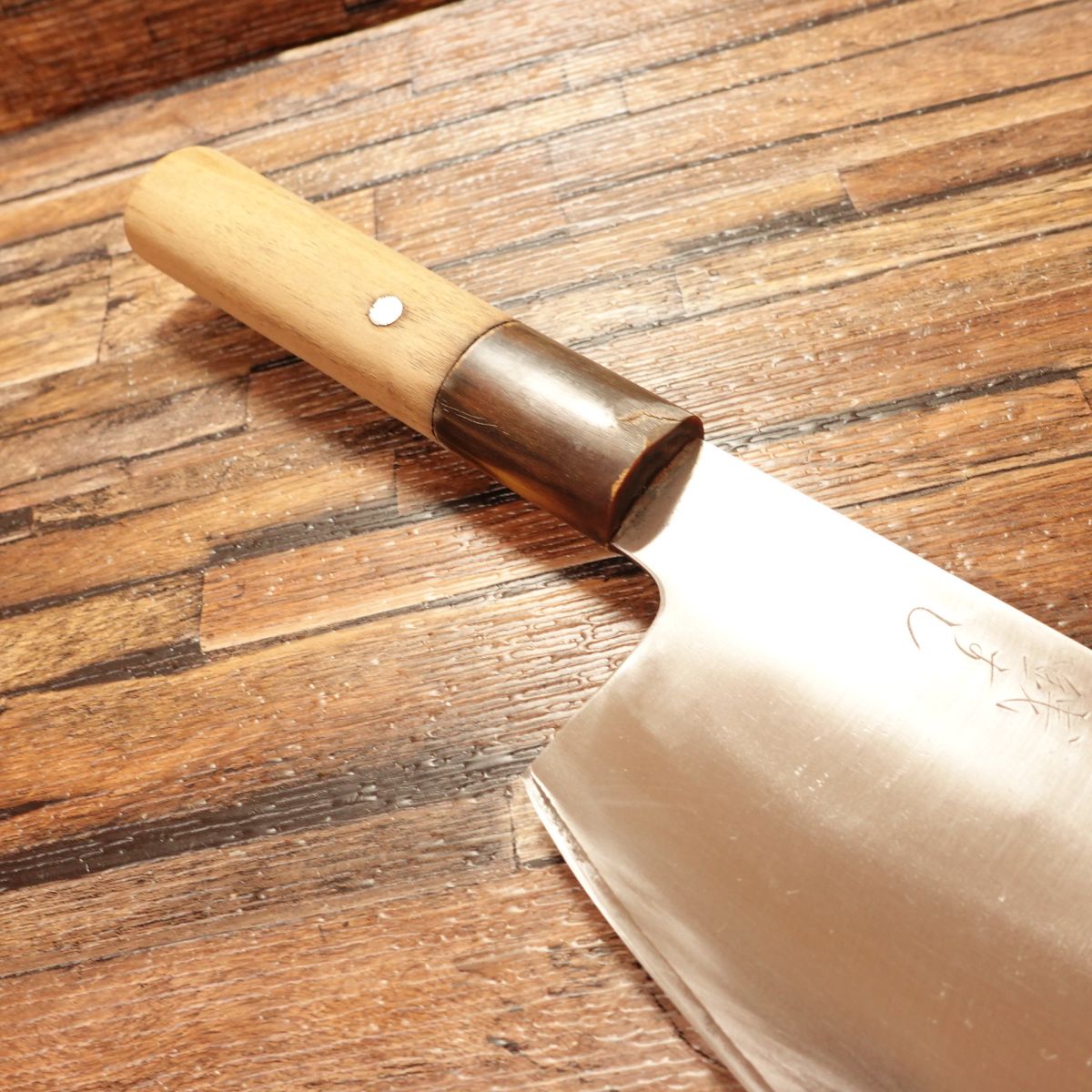 Kozeni Sushi Sushikiri Knife, Sharpened, Makizushi Knife, Water Buffalo Handle, Warikomi Steel, 245mm