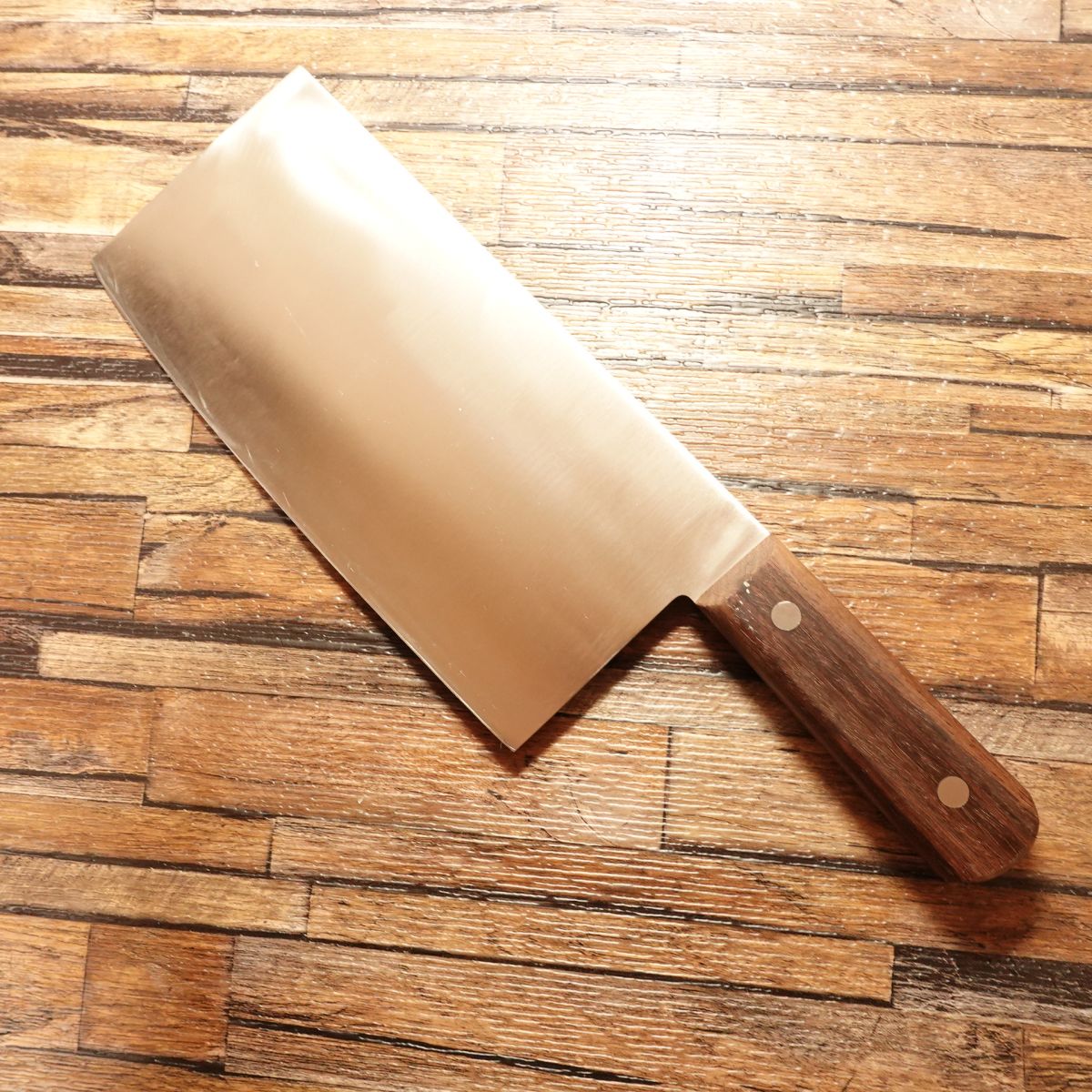 Miyabun Chinese Cleaver, Sharpened, Hagane Steel, Nearly Unused, 210mm