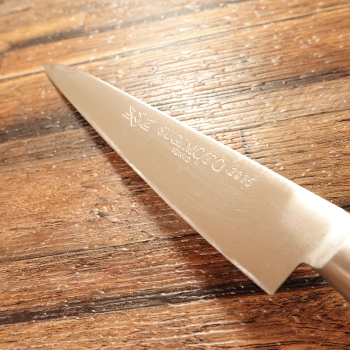 Sugimoto Petty Knife, Sharpened, Tokyo Sugimoto 2015, 140mm