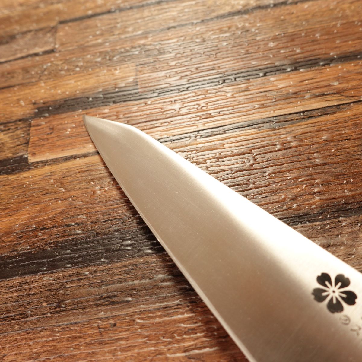 Sadamune Honesuki Knife, Sharpened, Stainless Molybdenum Steel, Double-Bevel, 140mm