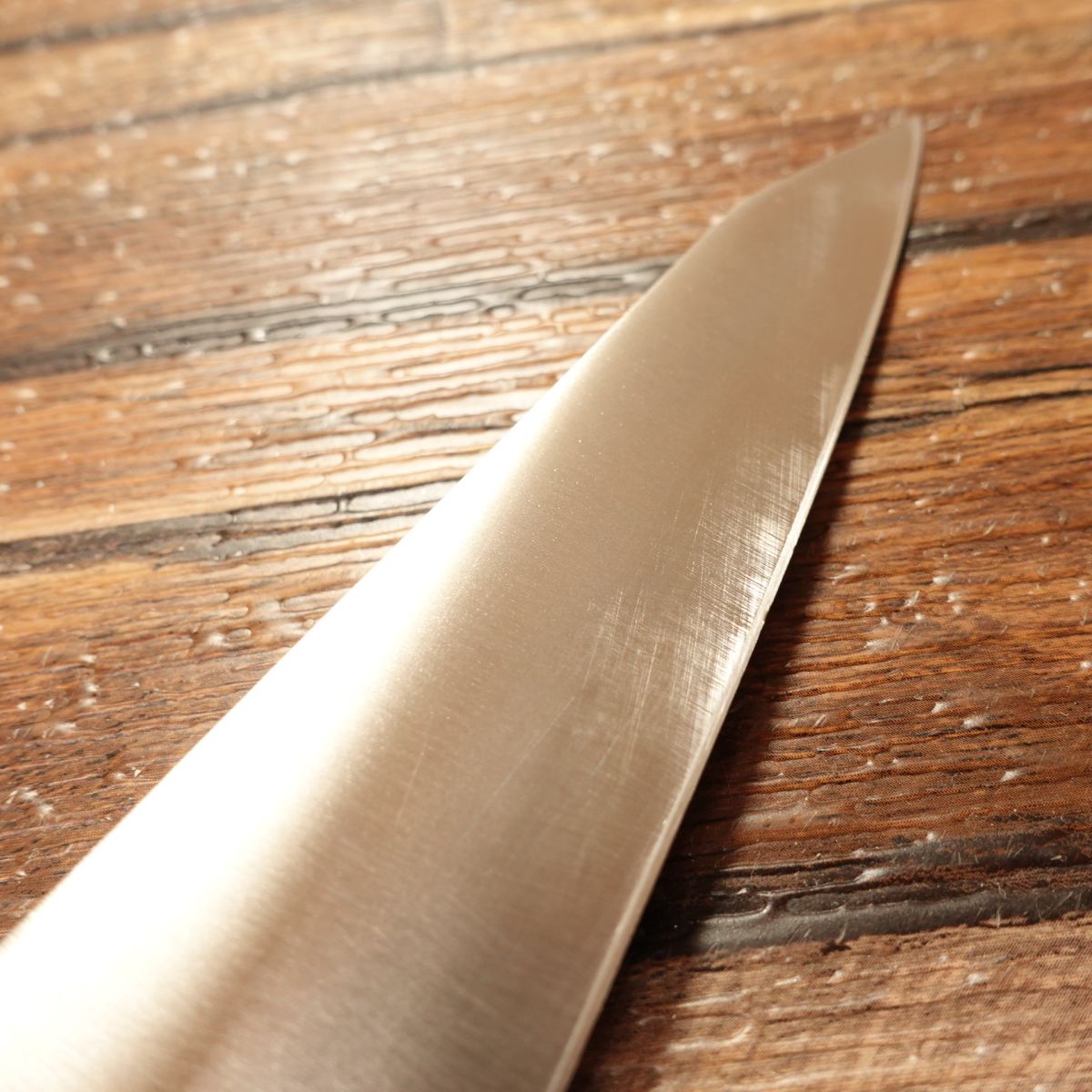 Sadamune Honesuki Knife, Sharpened, Stainless Molybdenum Steel, Double-Bevel, 140mm