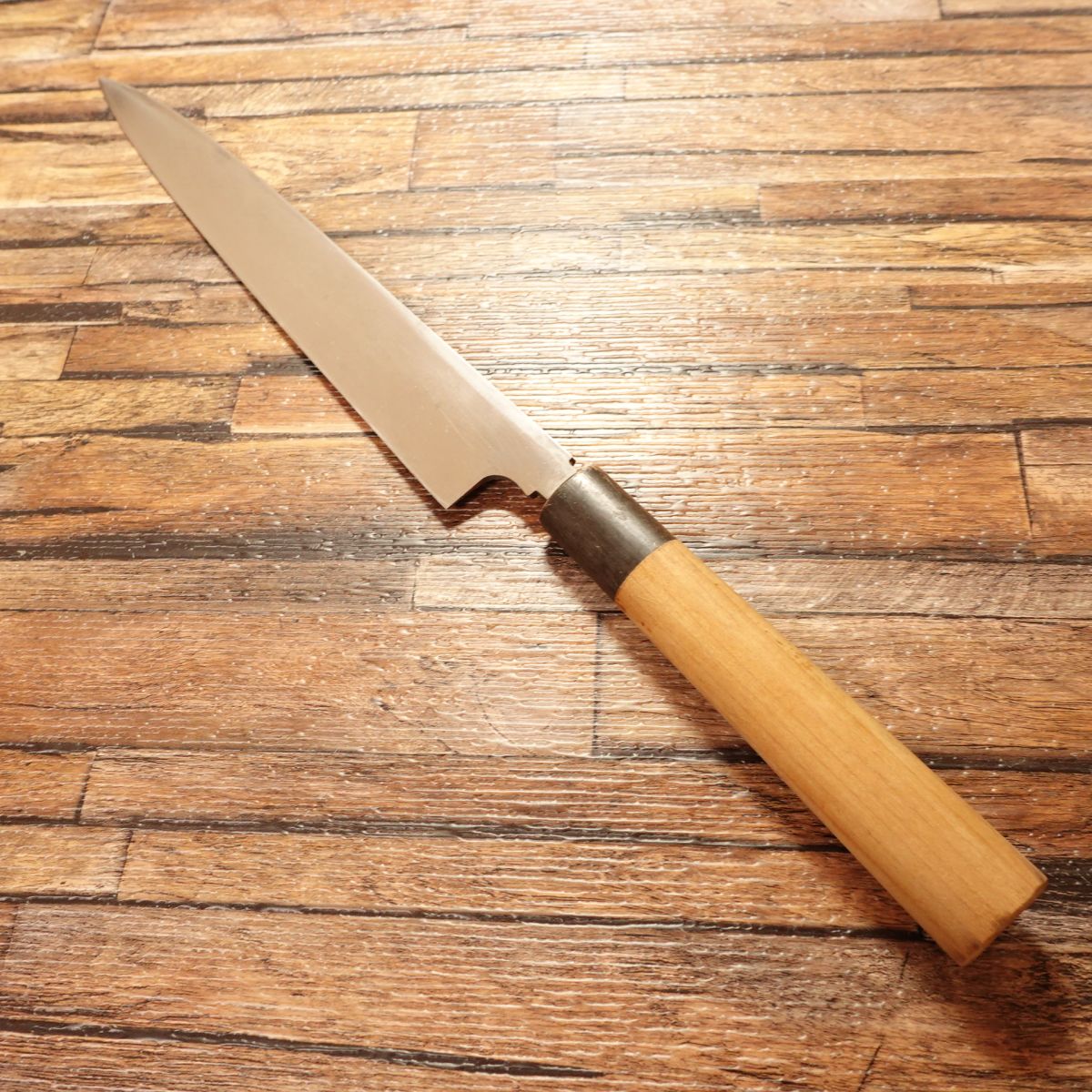 Sugimoto Yanagiba Knife, Sharpened, Water Buffalo Handle, 8-Sun, Single-Bevel, 240mm