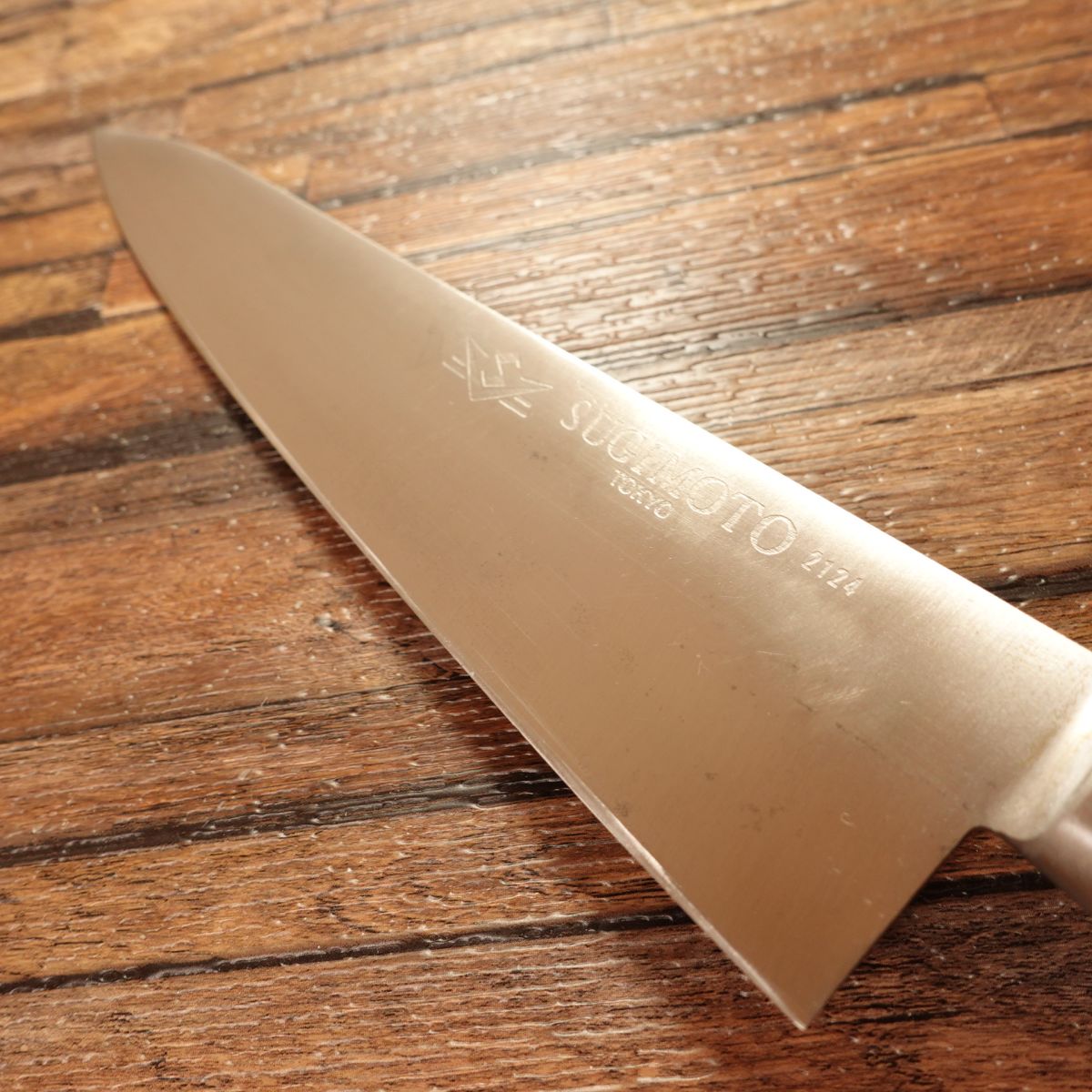 Sugimoto Gyuto Knife, Sharpened, Chef’s Knife, Tokyo Sugimoto 2124, 245mm