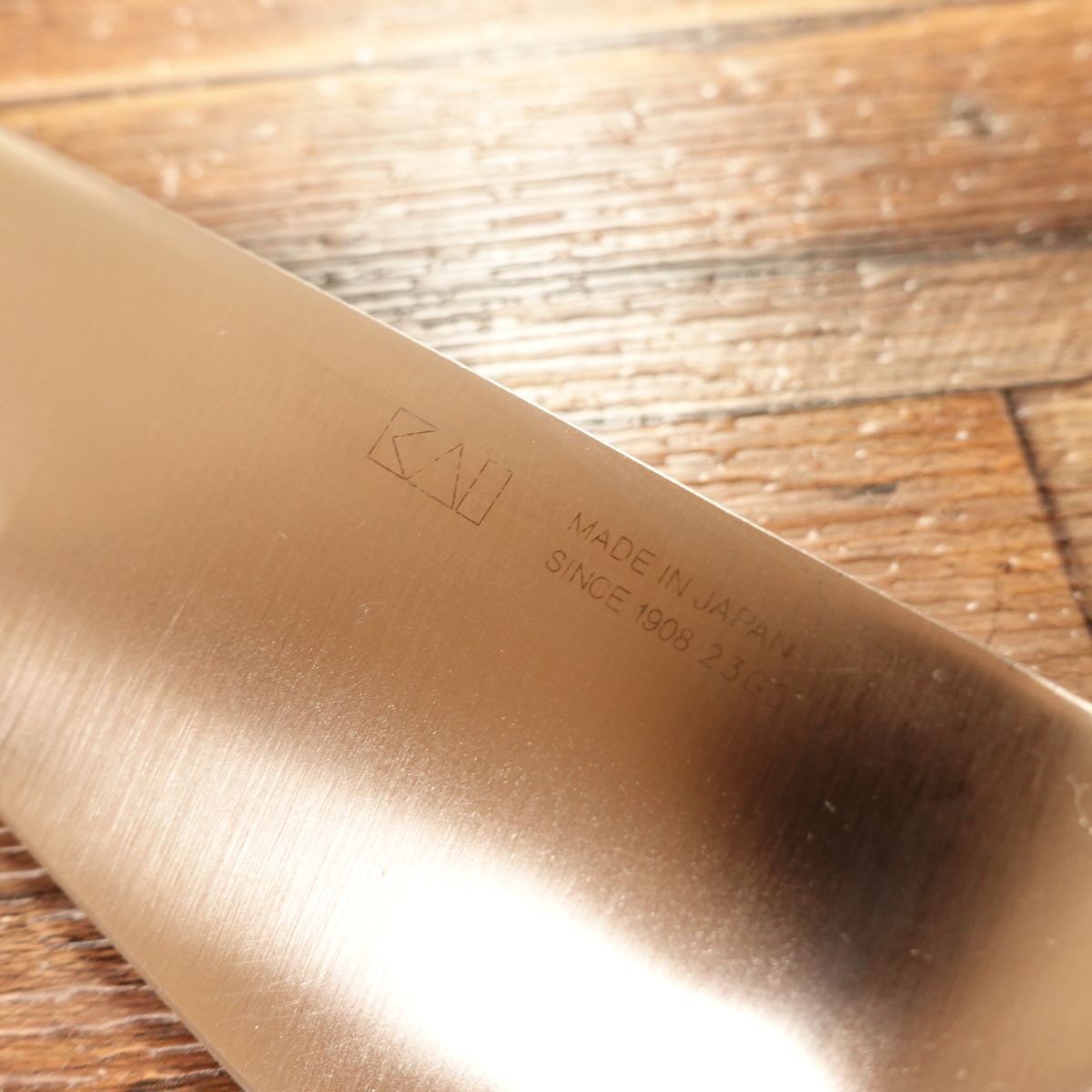 Seki Magoroku Santoku Knife, Sharpened, Shousou All-Stainless, AD EDGE ST, KAI, 170mm