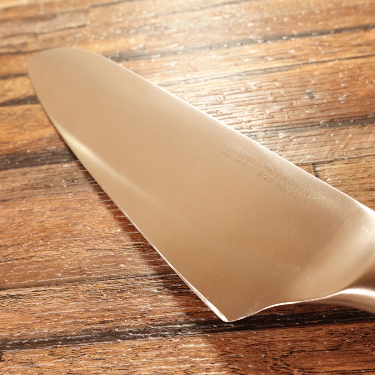 Seki Magoroku Santoku Knife, Sharpened, Shousou All-Stainless, AD EDGE ST, KAI, 170mm
