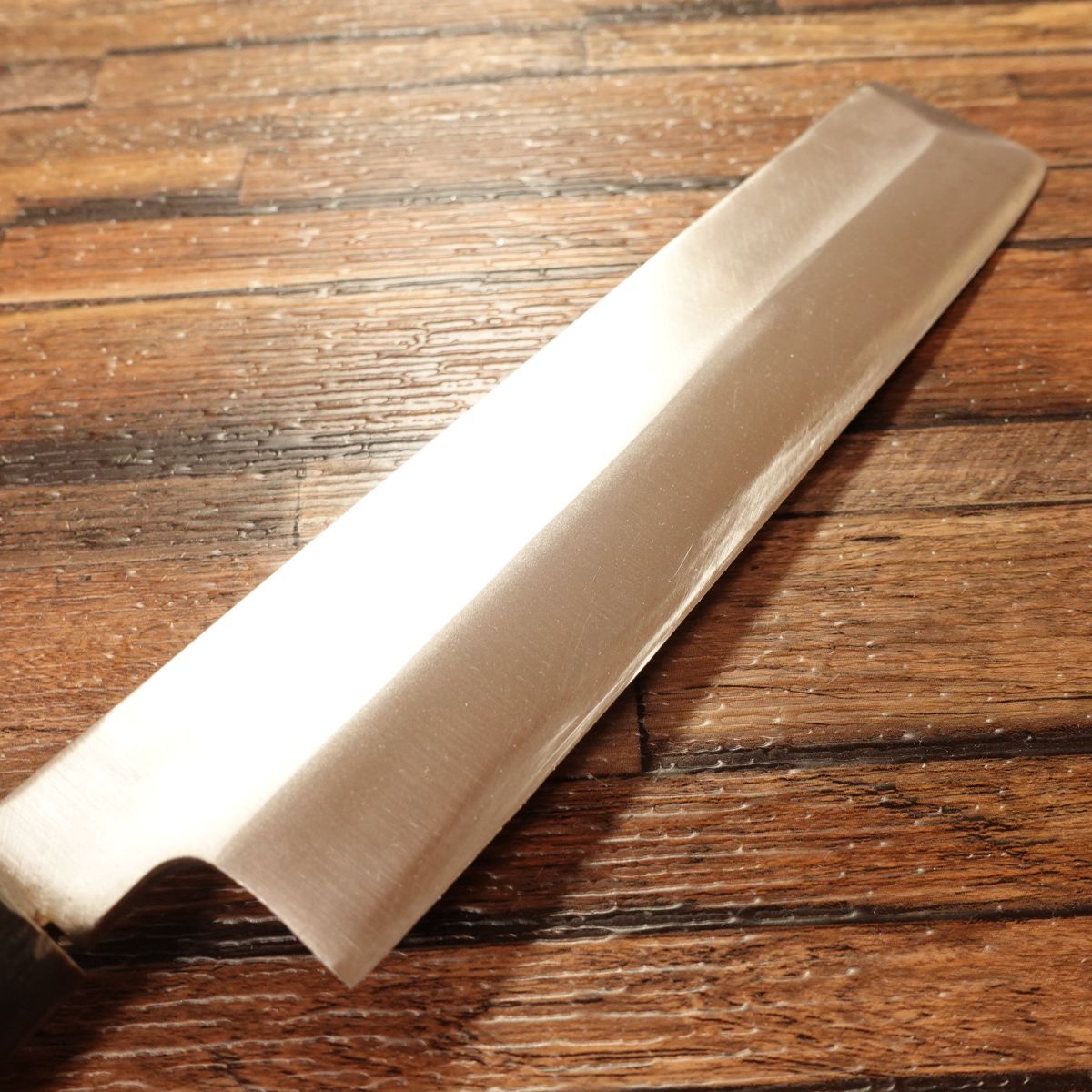 Miyabun Usuba Knife, Sharpened, Water Buffalo Handle, Single-Bevel, 195mm