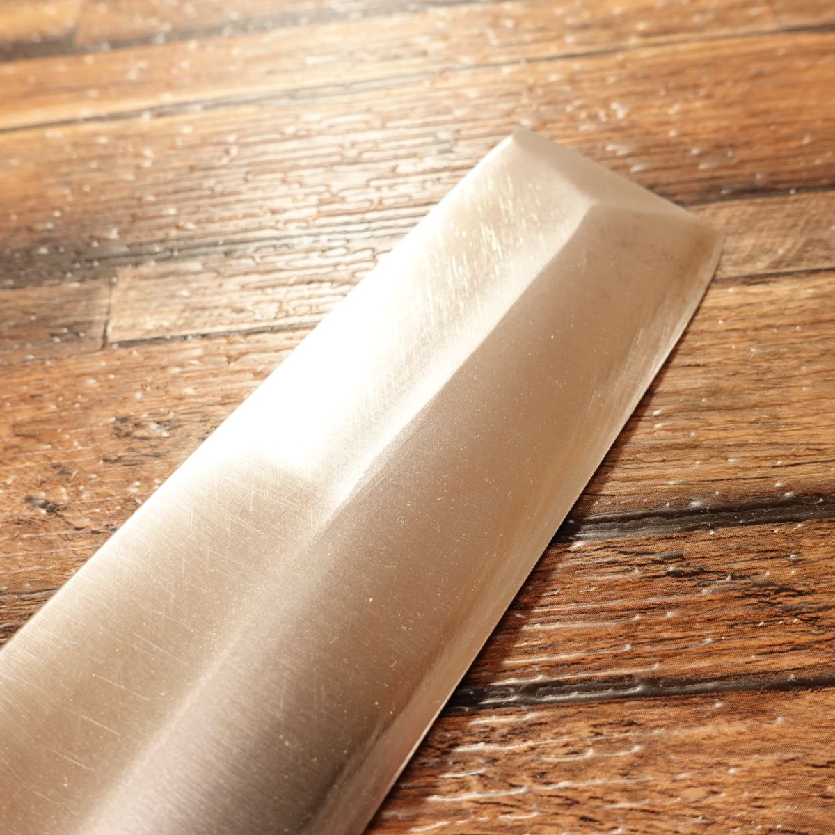 Miyabun Usuba Knife, Sharpened, Water Buffalo Handle, Single-Bevel, 195mm