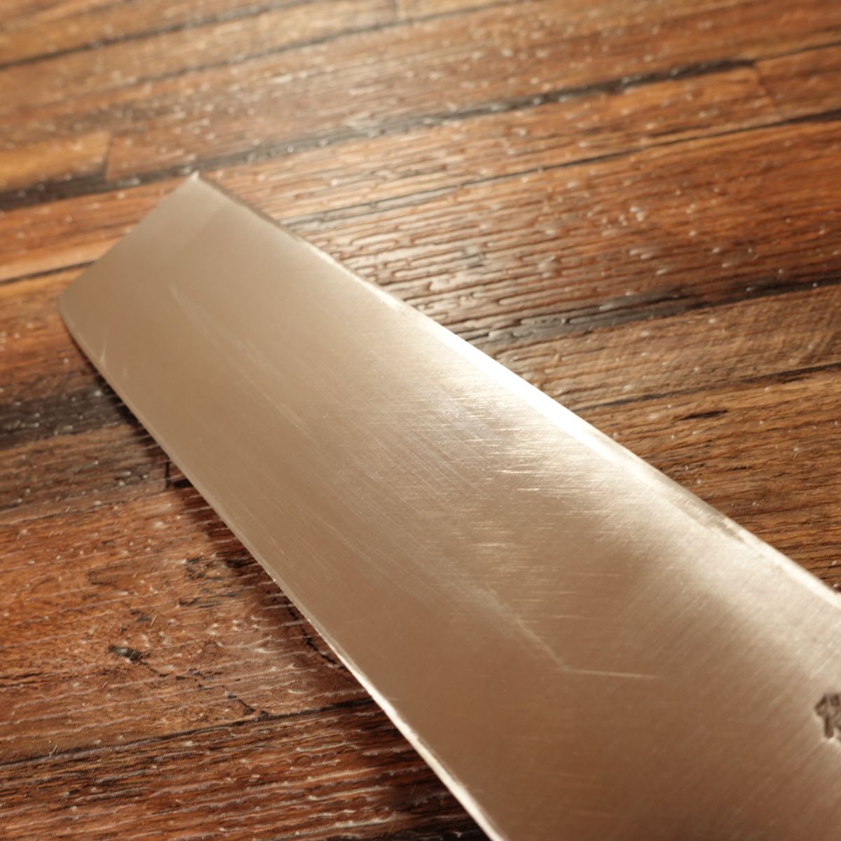 Miyabun Usuba Knife, Sharpened, Water Buffalo Handle, Single-Bevel, 195mm