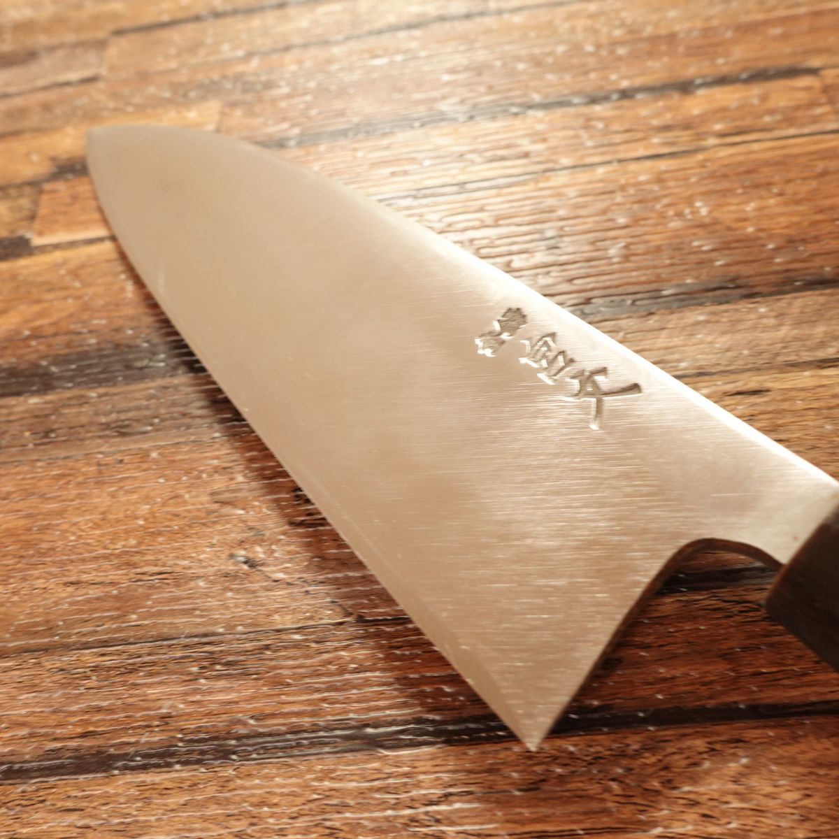 Miyabun Deba Knife, Sharpened, Water Buffalo Handle, Hagane Steel, Single-Bevel, 170mm