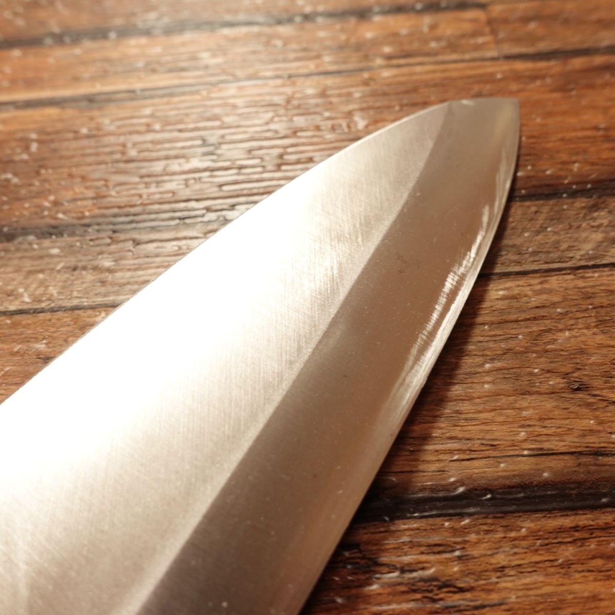 Miyabun Deba Knife, Sharpened, Water Buffalo Handle, Hagane Steel, Single-Bevel, 170mm
