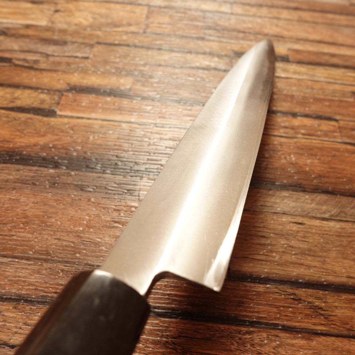Miyabun Yanagiba Knife, Sharpened, Water Buffalo Handle, Single-Bevel, Sashimi Knife, 240mm