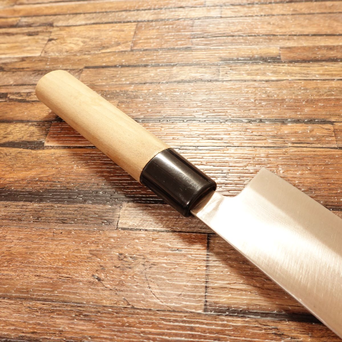 Tetsuhiro Santoku Knife, Sharpened, Stainless Steel, Handle Seal, Wa-Santoku, 170mm