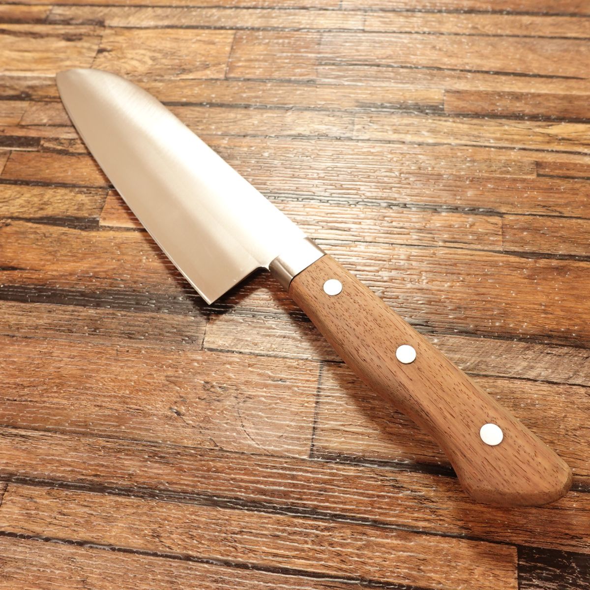 Kadomasa Santoku Knife, Sharpened, Stainless Steel, All-Purpose Knife, Excellent Condition, 170mm