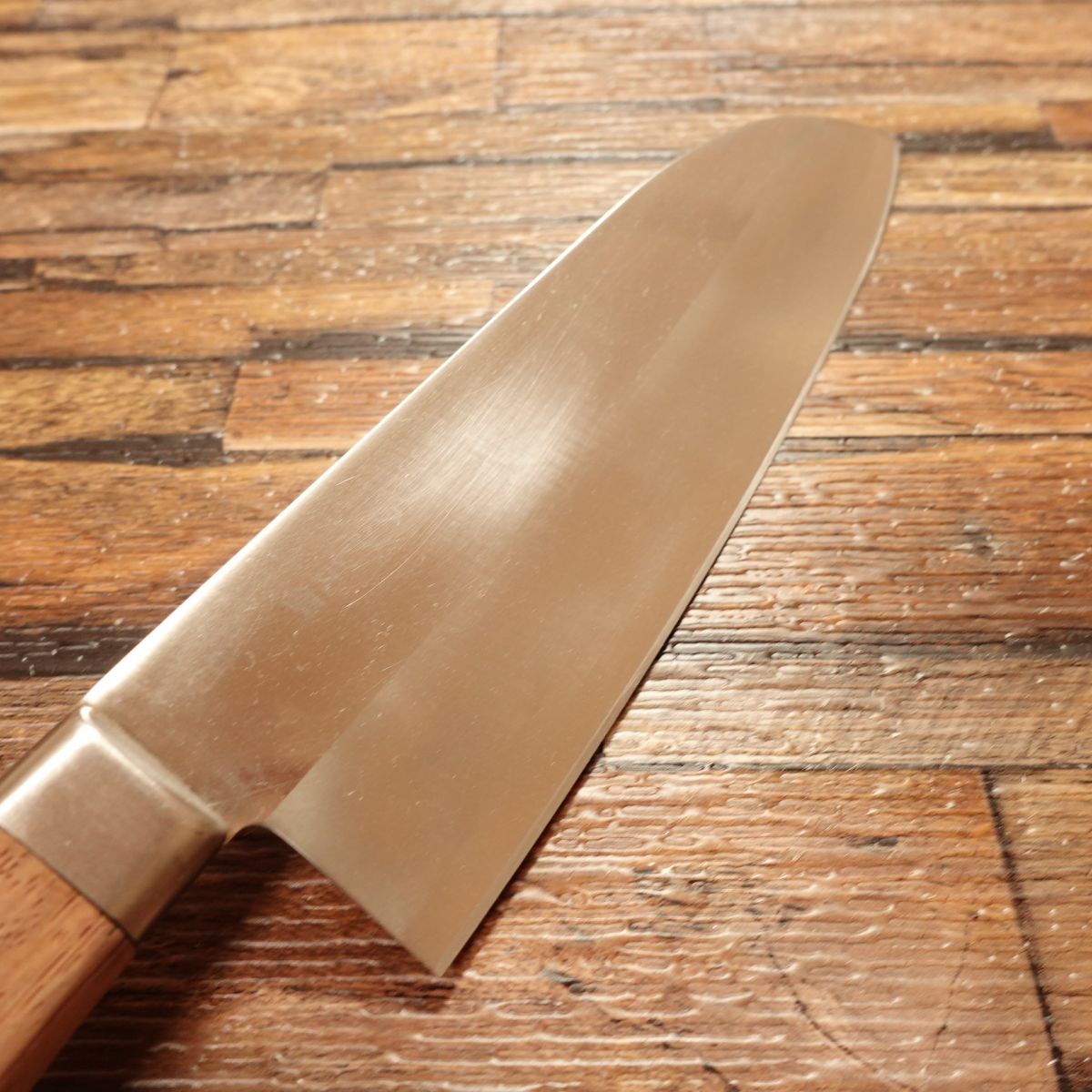 Kadomasa Santoku Knife, Sharpened, Stainless Steel, All-Purpose Knife, Excellent Condition, 170mm