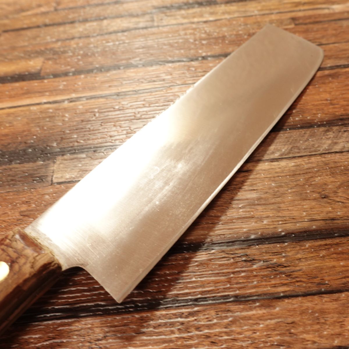 Bunmei Yoshikin Nakiri Knife, Sharpened, Stainless Steel, Yoshida Metal Works, 160mm