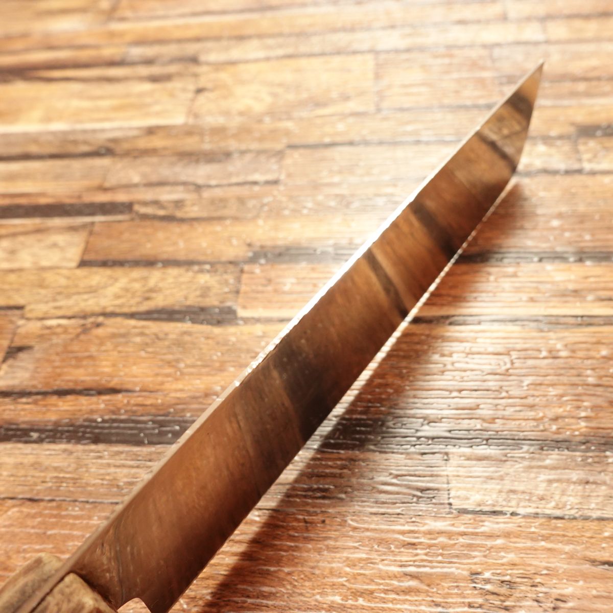 Bunmei Yoshikin Nakiri Knife, Sharpened, Stainless Steel, Yoshida Metal Works, 160mm