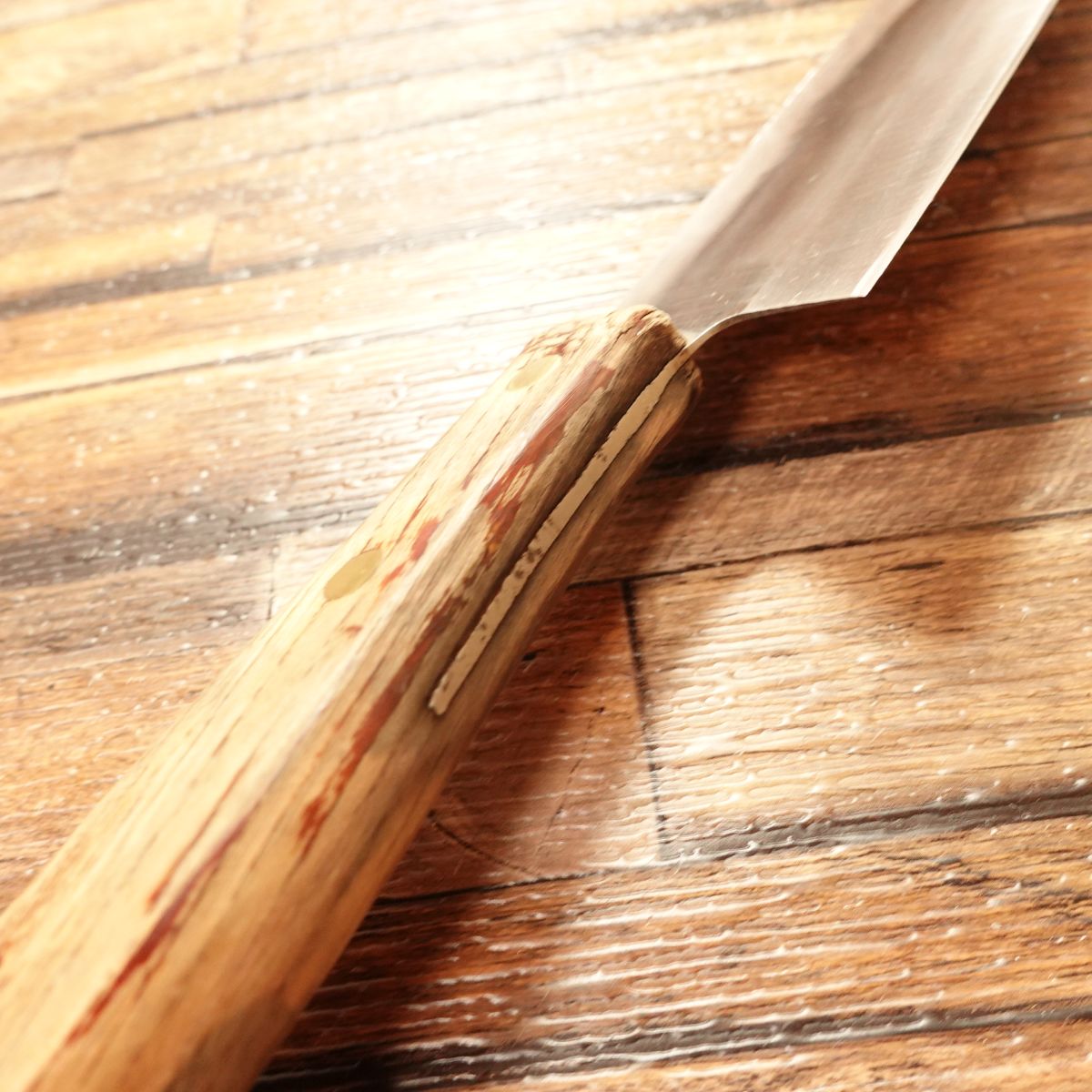 Bunmei Yoshikin Nakiri Knife, Sharpened, Stainless Steel, Yoshida Metal Works, 160mm