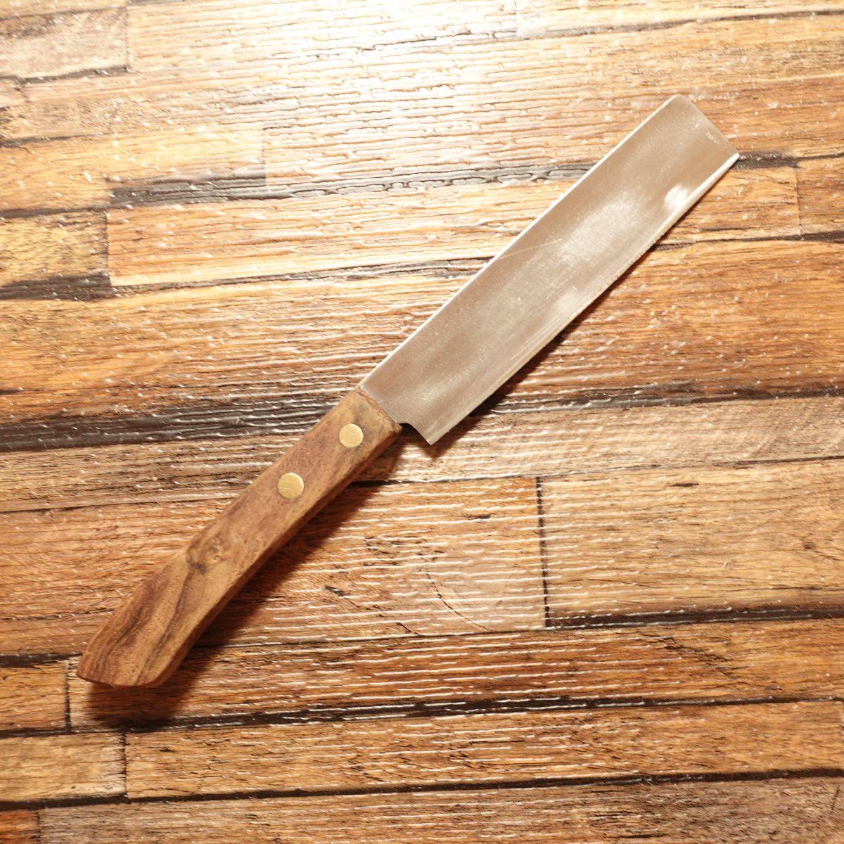 Tsukahara Kunihiro Ko-Nakiri Knife, Sharpened, Small Nakiri, Warikomi, Rare, 110mm