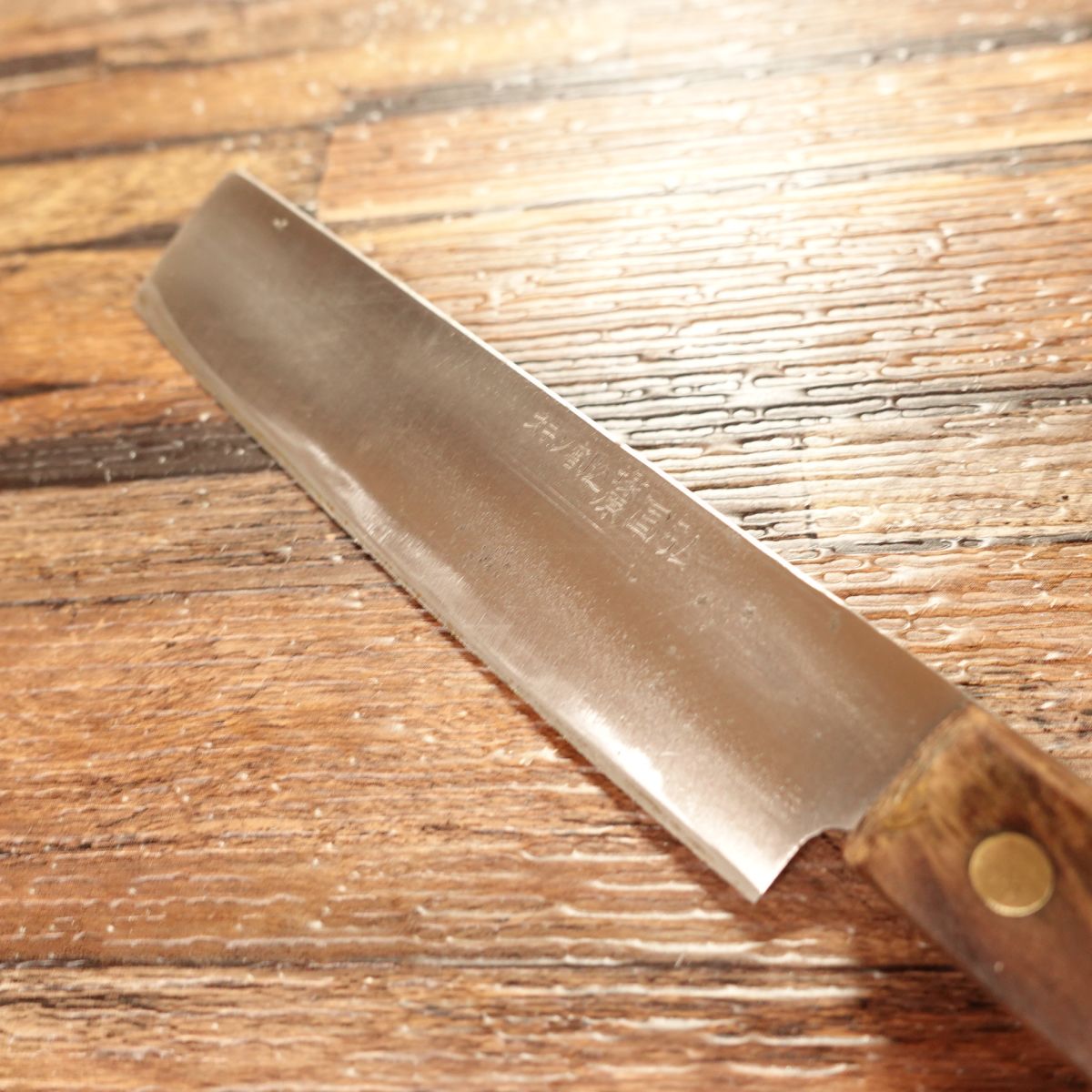 Tsukahara Kunihiro Ko-Nakiri Knife, Sharpened, Small Nakiri, Warikomi, Rare, 110mm