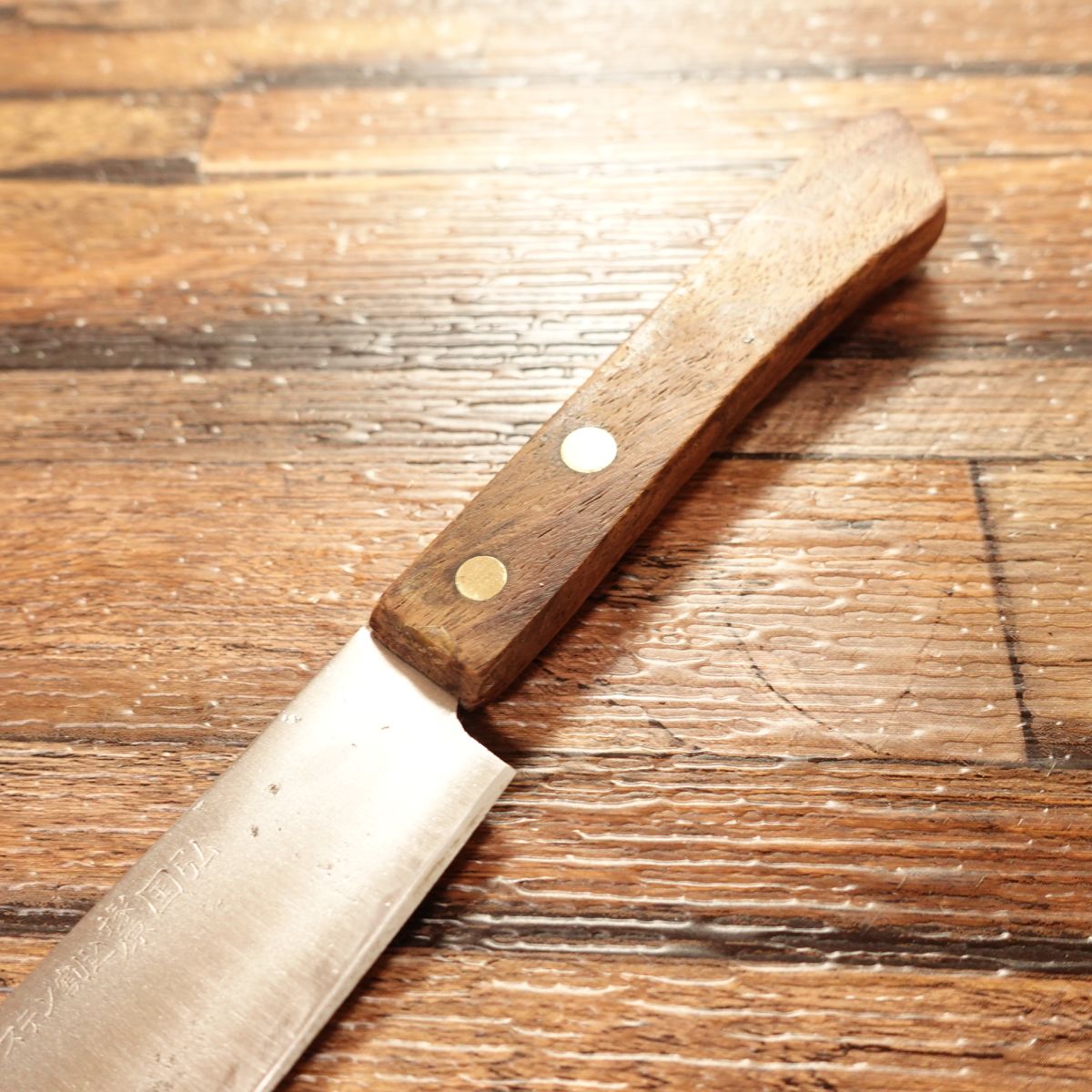 Tsukahara Kunihiro Ko-Nakiri Knife, Sharpened, Small Nakiri, Warikomi, Rare, 110mm