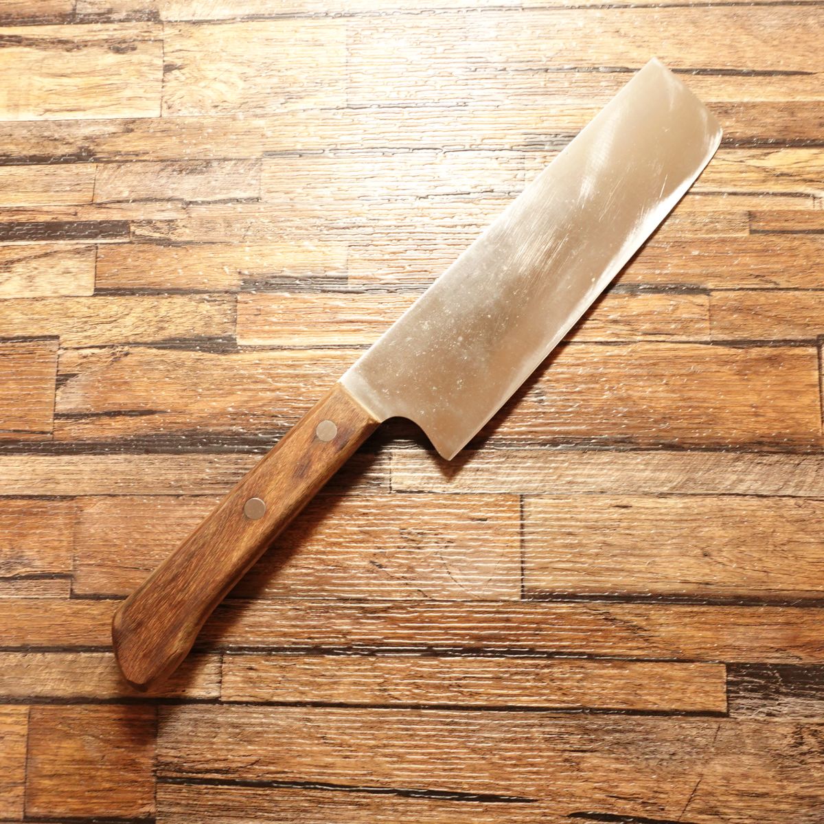 Yamahide Nakiri Knife, Sharpened, Stainless, 160mm