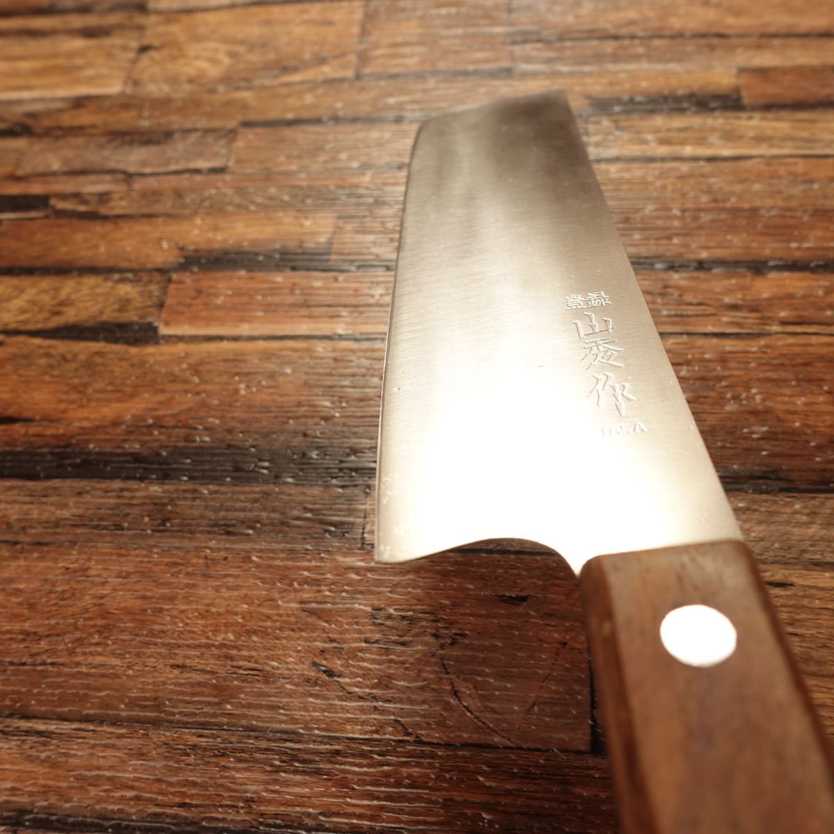 Yamahide Nakiri Knife, Sharpened, Stainless, 160mm